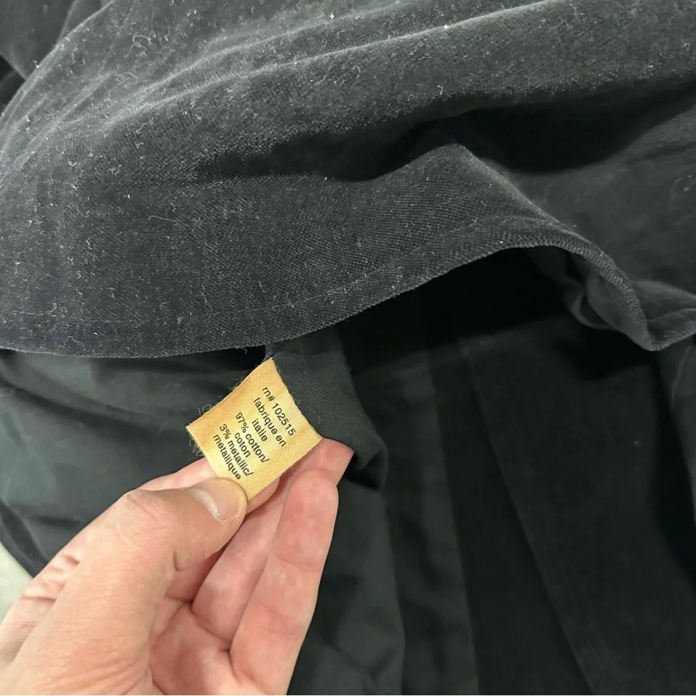 John Varvatos Black Stand Up Collar Coat Military Avant Garde Indie‎ Sleaze